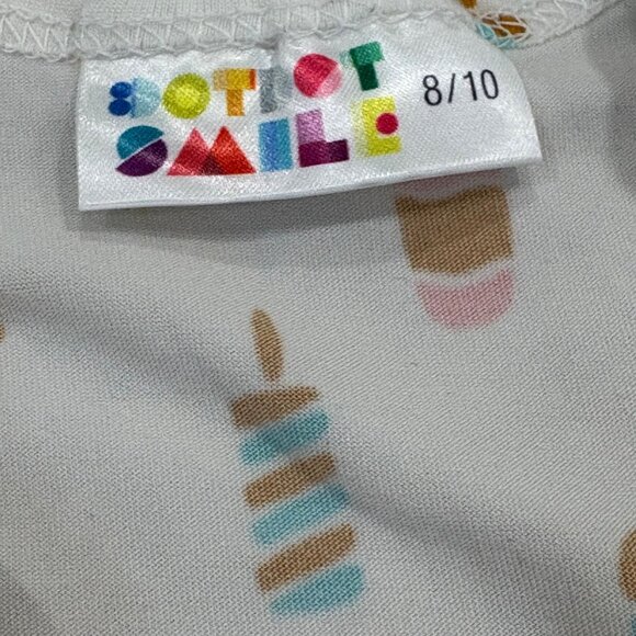 Dot Dot Smile Lucy Ice Cream Print Twirl Dress Girls 8/10 - Picture 3 of 5